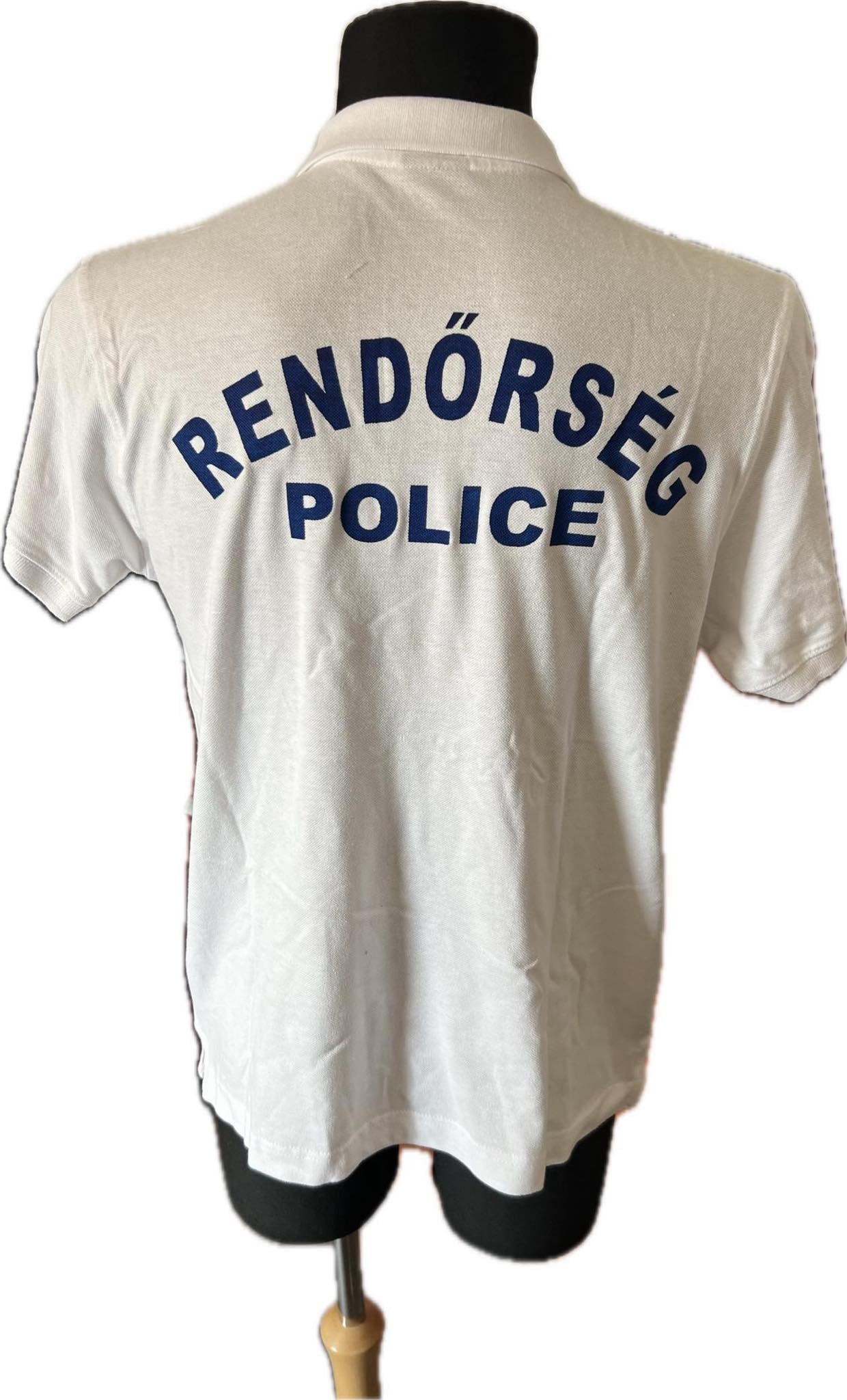 Rendőrségi galléros pólóing